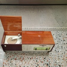  Vintage Philips F4G10A Radiogram 1960s Valve Radio Record Player Mid + Stand