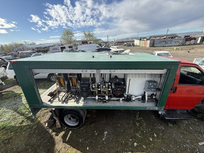 #ad Complete Septic Vacuum System Enclosed Serive Body Dual Pump Honda Powered Setup $10000.00