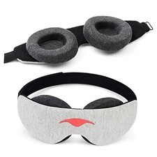 Manta Slim Sleep Mask Ultra-Light Blackout Eye Mask with Adjustable Eye