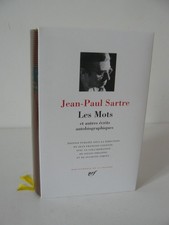 Jean-Paul Sartre : Les mots – Bibliothèque de la Pléiade - 2010