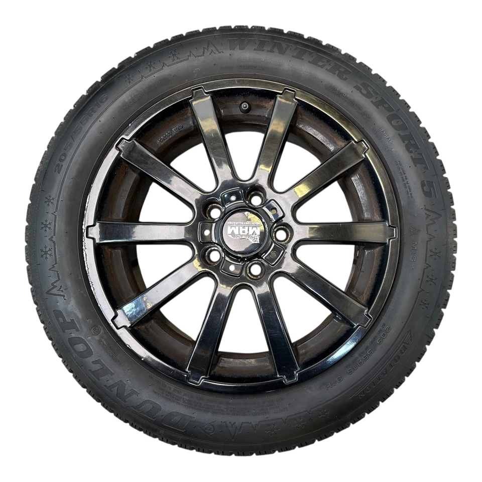 Kompletträder Winterreifen 205/55R16 91H Felgen MAM 7x16 ET38 Audi Seat Skoda VW - Bild 4 von 4