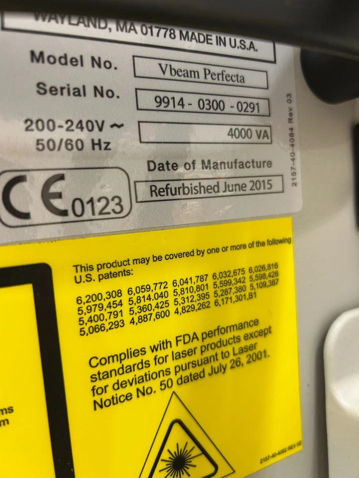 Candela Vbeam Perfecta PDL Laser - Bild 3 von 4