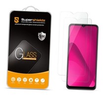  2 Pack Designed for T-Mobile Tempered Glass Screen Protector, Anti Revvl 8