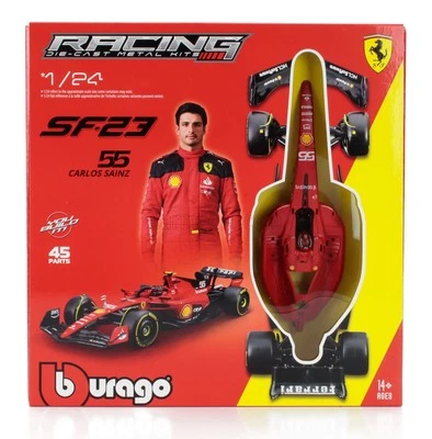 BURAGO 1/24 KIT FERRARI F1 SF23 SAINZ 2023 MODÈLE STATIQUE DIECAST - Photo 1/4