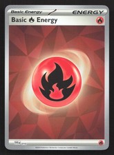 Basic Fire Energy (Cracked Ice Holo) 010 SCARLET & VIOLET ENERGY Pokemon NM/M