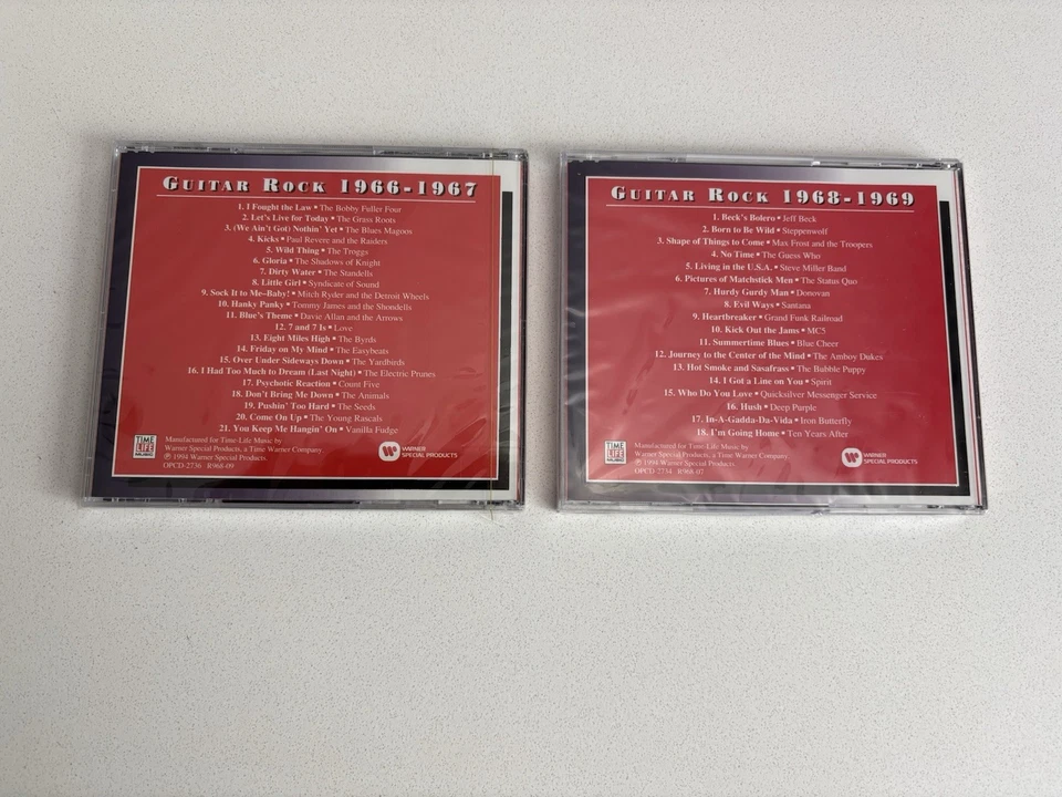 Time Life Guitar Rock 1966-1967 and 1968–1969 Classic Lot of 2 - Brand New - Image 2 of 4