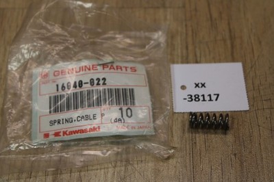 Kawasaki 16040-022 SPRING,CABLE PLY BKT NOS NEU genuine xx38117