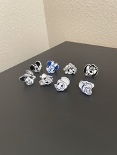Lot Of 8 Vintage Disney Productions Plastic Character Rings Mickey Goofy Etc