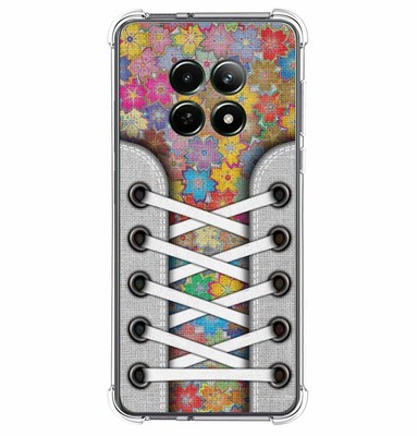 Tumundosmartphone Cover In Silicone Per Realme 7i – Stampa UV Sneakers 01, Antiurto, Personalizzata, Progettazione Spagnola