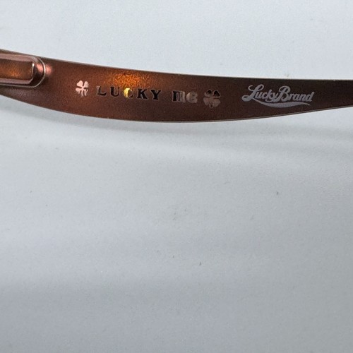 Monturas de gafas Lucky Brand marrón cosquillas ojo de gato niñas 46-14-125 H16369 - Imagen 6 de 7