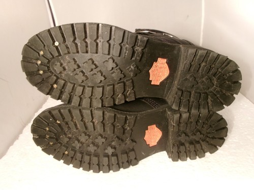 Botas de motociclista Harley Davidson 81024 para mujer de cuero negro talla 9 - Imagen 12 de 12