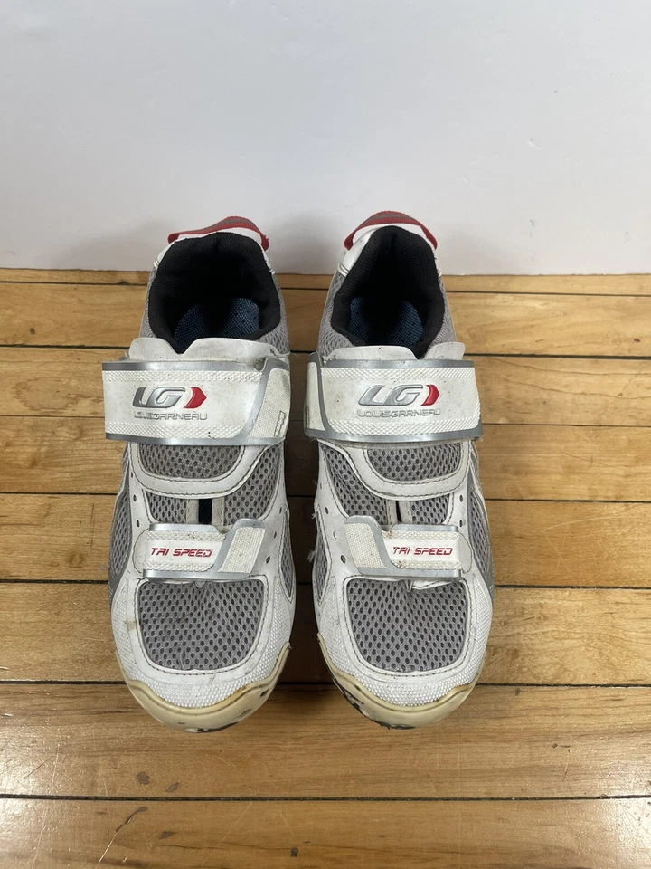 LOUIS GARNEAU Tri Speed Ergo Air Cycling Shoes Size 7.5 (Eur 41) White - Image 3 of 4