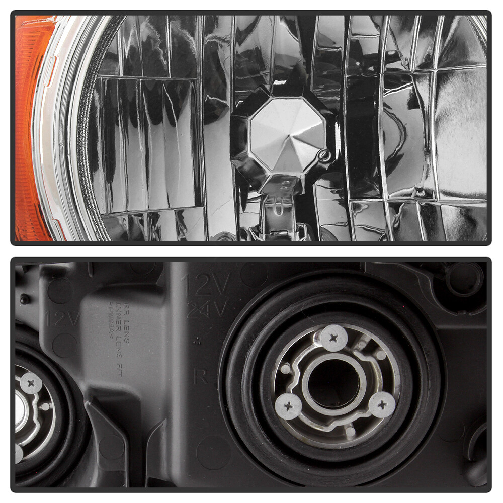 For 20082010 Honda Odyssey Headlights Chrome Headlamps Replacement