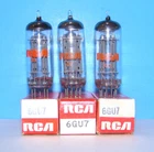 6GU7 NOS RCA radio audio vintage amplifier electron vacuum tube 3 valve tested