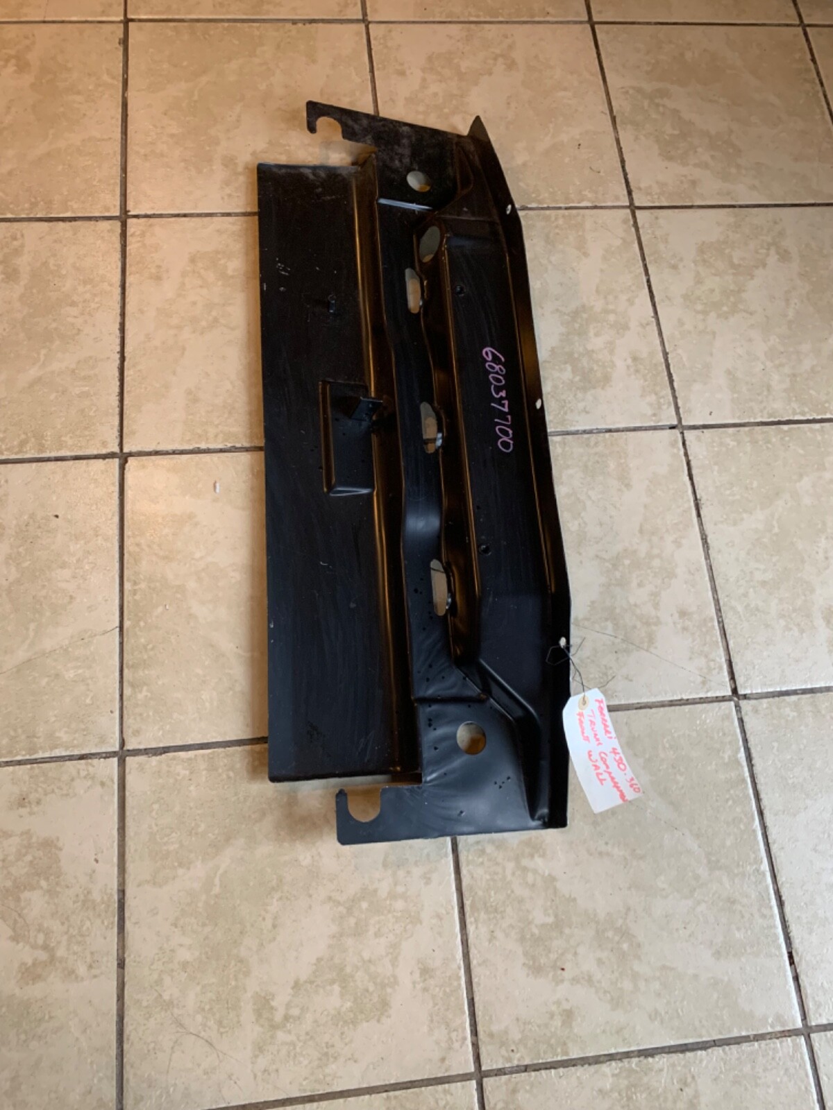 05 - 08 Ferrari 430 trunk compartment front wall