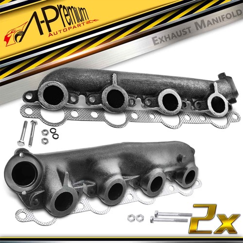 A-Premium 2x & Exhaust Manifold w/ Gasket for Ford International Harvester 7.3L - Picture 1 of 8