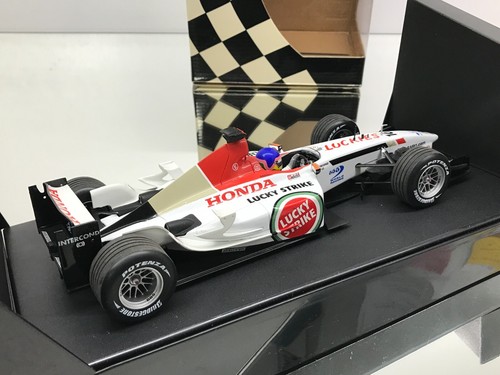 MINICHAMPS 030016 BAR 005 LUCKY STRIKE F1 2003 #16 VILLENEUVE -1:18- FAIR IN BOX - Imagen 7 de 10
