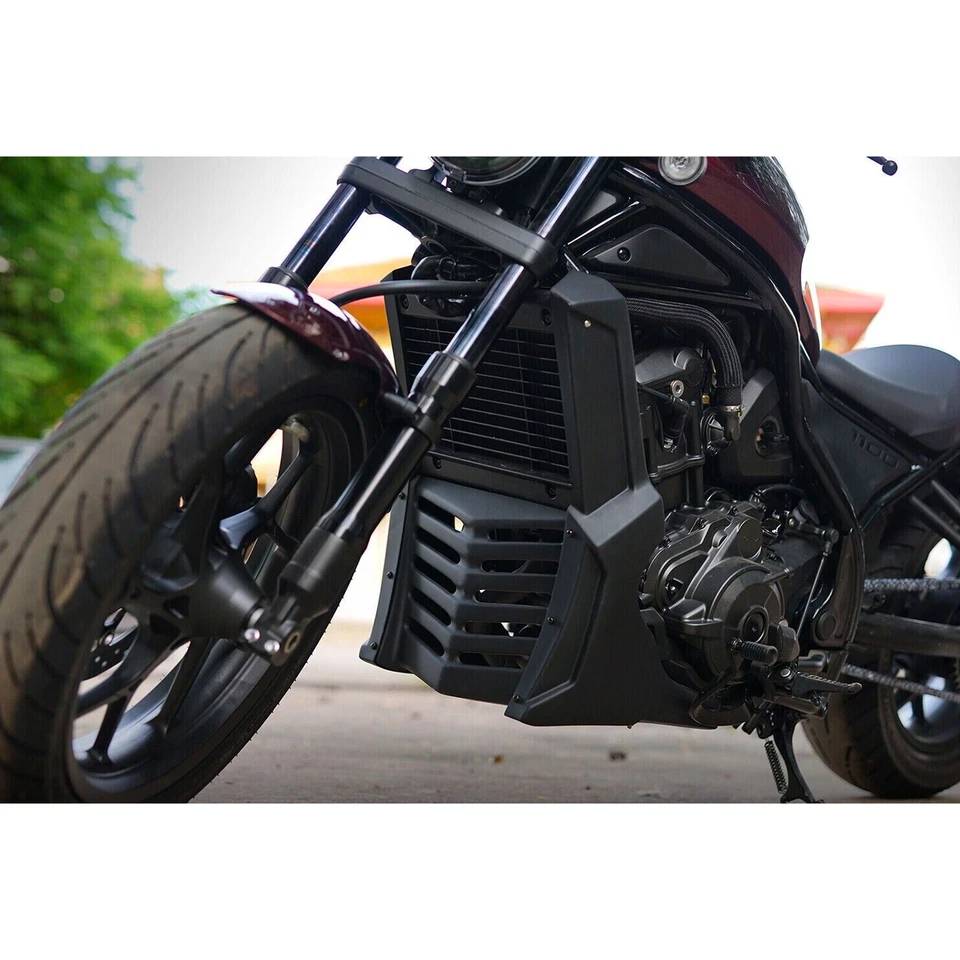 BLACK UNDER FAIRING COVER BELLY PAN ENGINE FIT HONDA REBEL CMX 1100 2020-2022 - Image 3 of 4