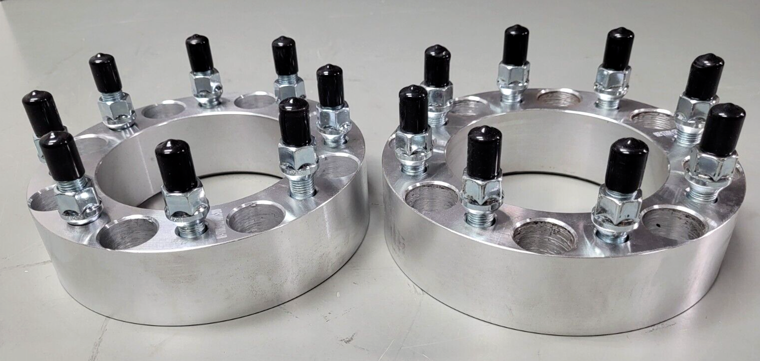DCVAMOUS 12mm 8x6.5 8x170 8x180 Wheel Spacers Compatible With Chevy Ford Dodge 8 Lug, 2pc 1/2" Universal Wheel Spacer For F250 F350 Super Duty - View #14
