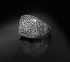 Gothic Handmade  Men silver ring Pure 925 Sterling SILVER Ring unique design