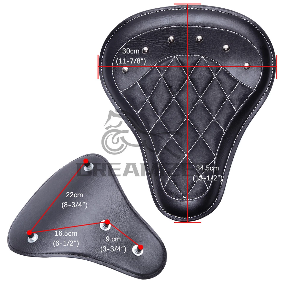 For Honda VTX1300C VTX1300R VTX1800C VTX1800N Motorcycle Bobber Solo Seat Spring - Image 2 of 4