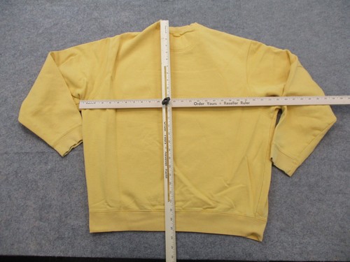Faconnable Sweater Mens Large Yellow Pullover Crew Neck Adult Graphic * - Picture 8 of 11