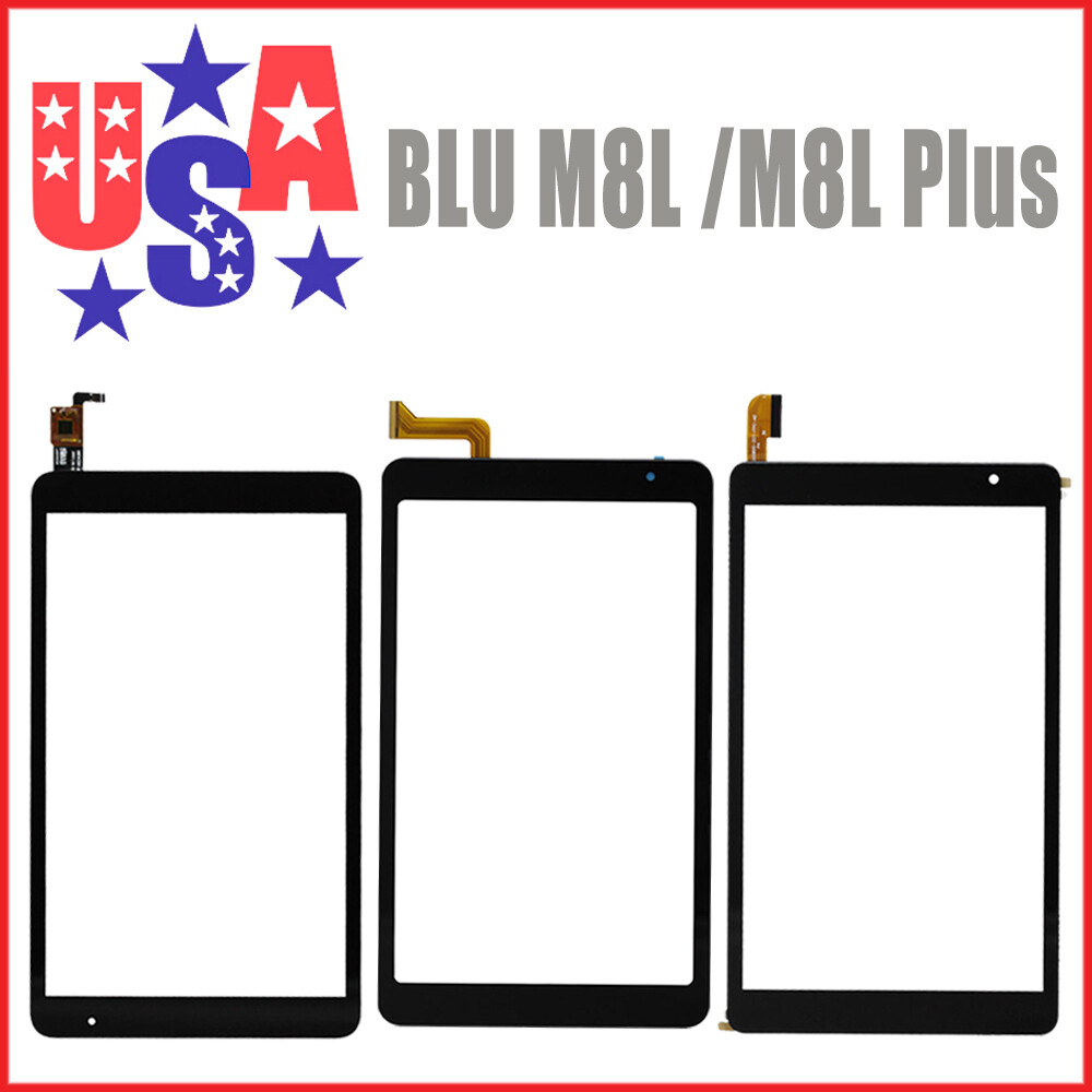 NEW 8" Touch Screen Digitizer Glass Replacement For BLU M8L 2021 2022 / M8L Plus