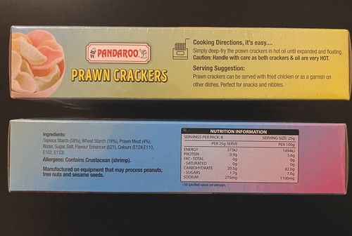 Colored Prawn Crackers 2 Packs x 200g = 400g, Great for Party, Easy to Fry. - Picture 5 of 5