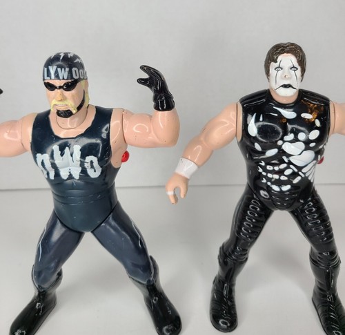 WCW Vibrating Figure - OSFTM NWO 1997 OSFT Lot Of 8 Figures. Working Read - Picture 8 of 11