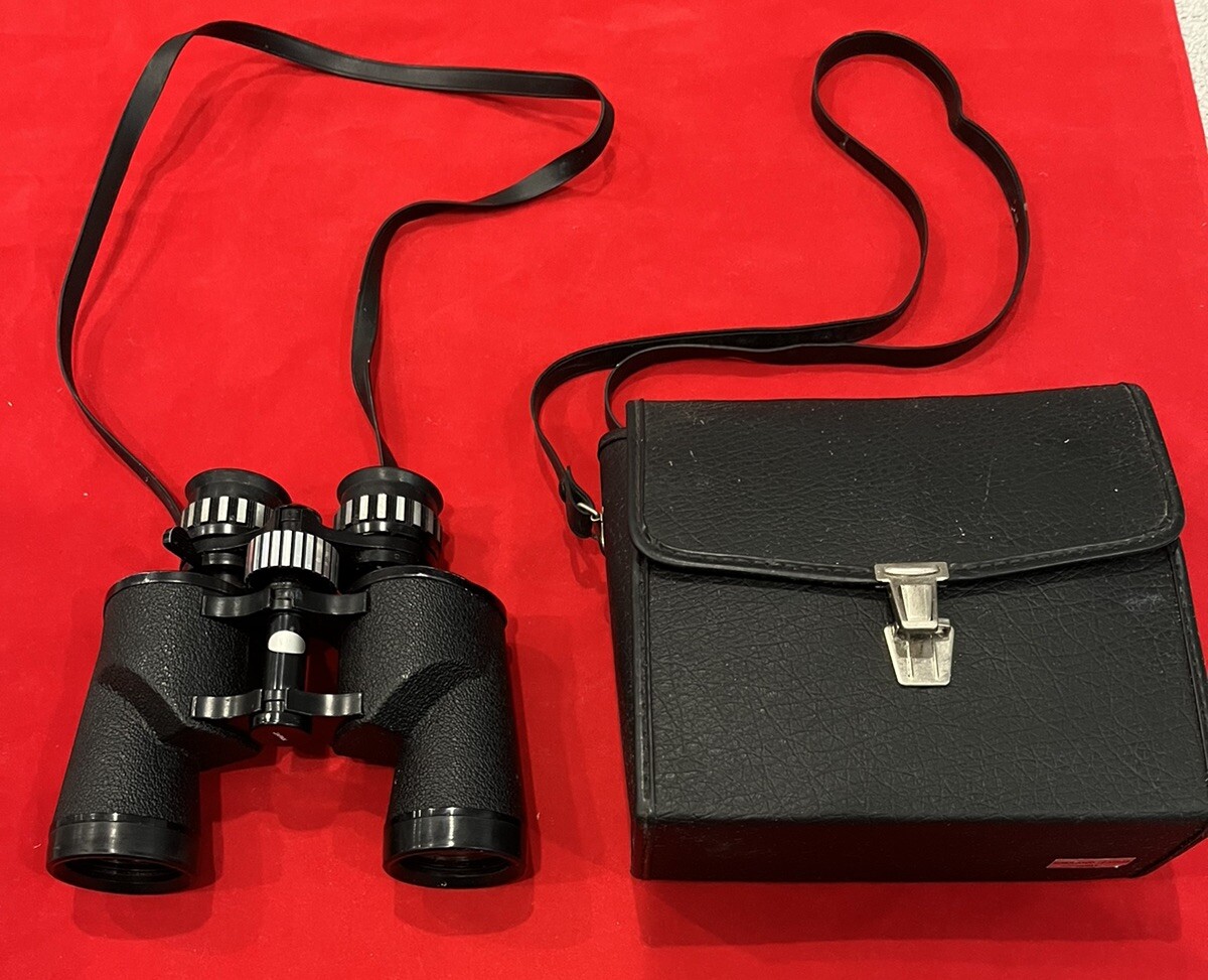 Vtg Sears Discoverer Zoom Wide Angle 8x-17x40mm Binoculars Model