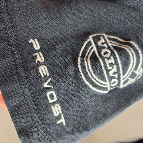 Vintage Volvo Shirt Men XL Black Polo Embroidered Union Made in USA Prevost Mack - Bild 7 von 9