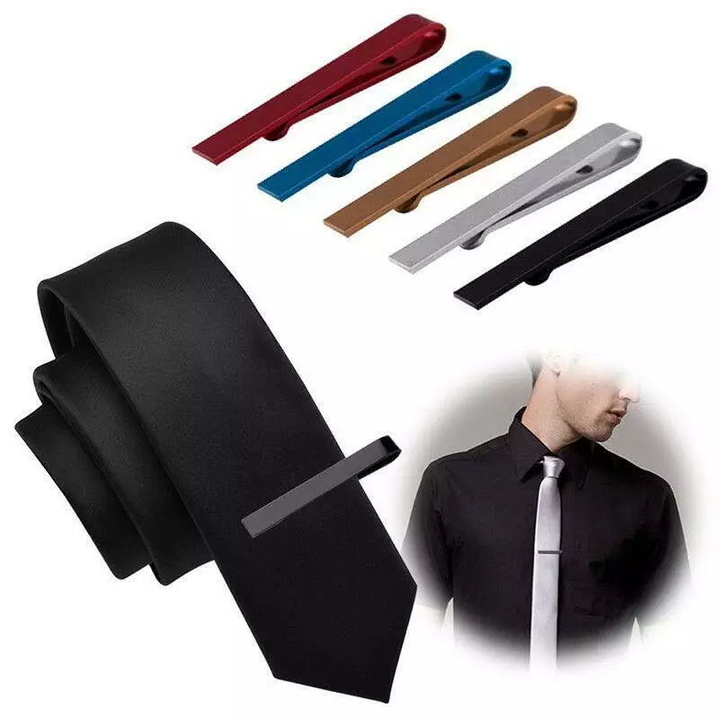 Slim Skinny Regular Ties Necktie Clasp Mens Tie Clip Bar Stylish 1PCS Hot  Sale