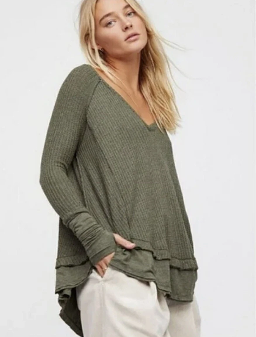Free people cheap laguna thermal top