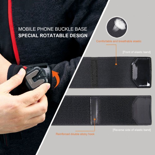 360°Rotatable Universal Sports Wristband for Smartphones Wristband Phone Holder - Picture 12 of 12
