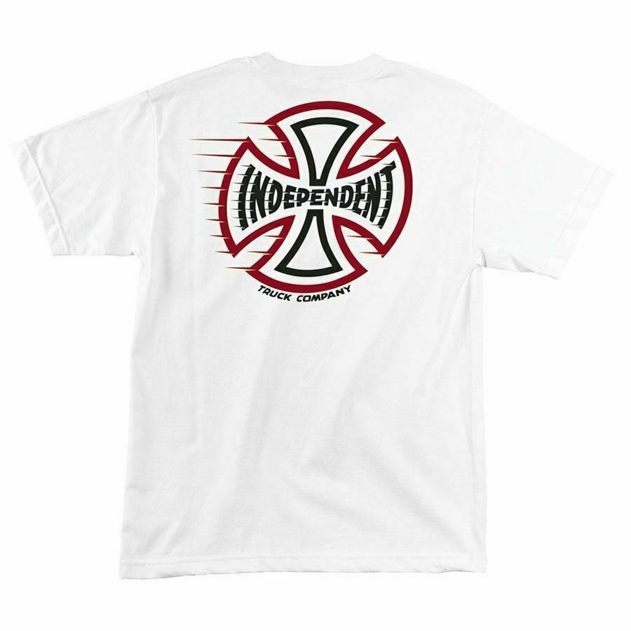INDEPENDENT TRUCK COMPANY Tシャツ Independent Trucks TC SPEEDING CROSS Skateboard T Shirt WHITE | eBay