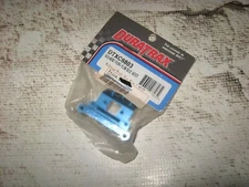 Vintage RC Duratrax NEVST Front Bulkhead Aluminum Blue (1) DTXC6803