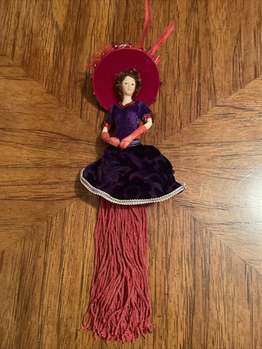 Ritz Red Hat Tassel Doll Purple Dress 