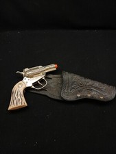 Vintage Wyatt Earp Cap Gun With Holster/ Sawed Off