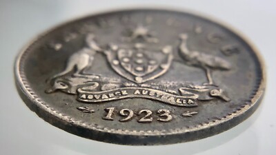 1923 Australia Three Pence KM# 24 Circulated Coin Z572 | eBay