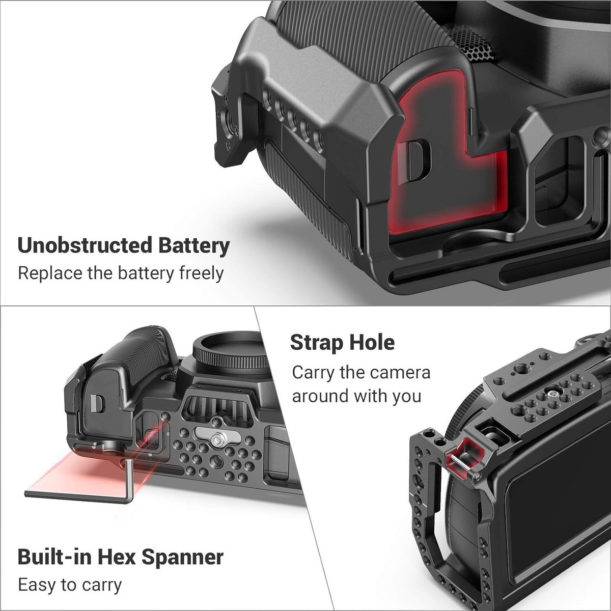 bmpcc4K ＋smallrig SmallRig BMPCC 4K & 6K Cage for Blackmagic Design Pocket Cinema