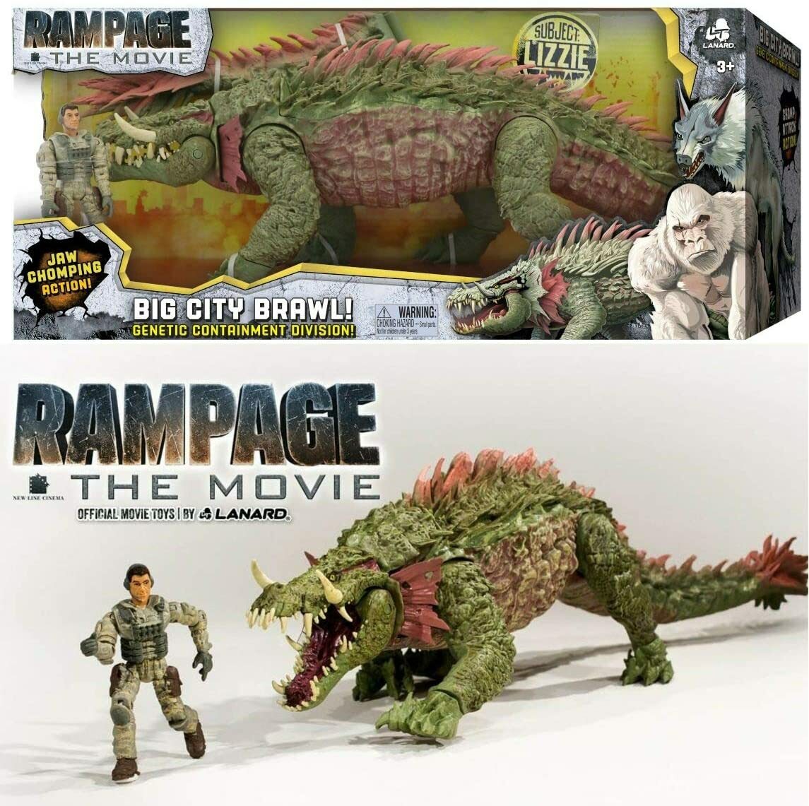 Rampage The Movie LIZZIE Big City Brawl Lanard new in box | eBay