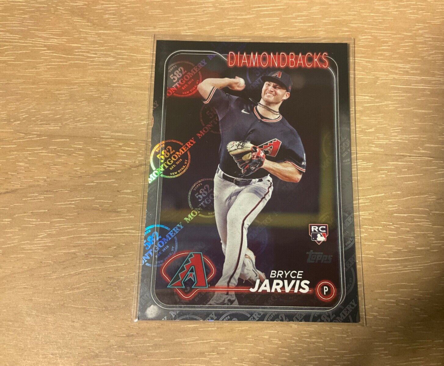 2024 Topps 582 Montgomery Club Exclusive Foil Bryce Jarvis Rookie #363 Arizona