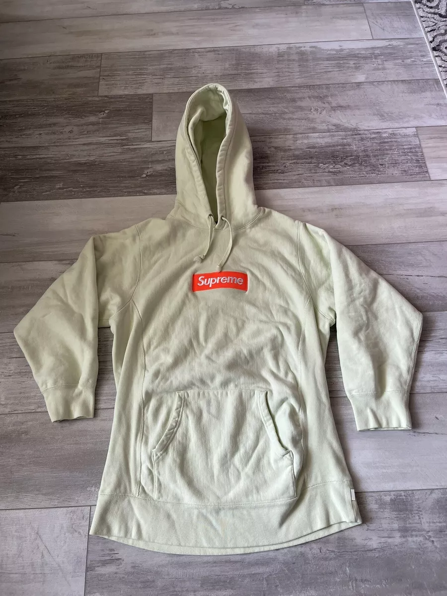 Lime green best sale box logo hoodie