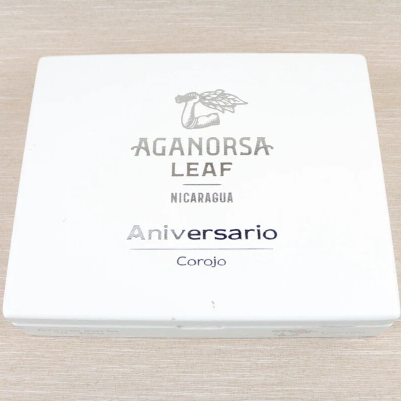 Aganorsa Leaf Toro Aniversario Corojo Empty Wood Cigar Box 9" x 7.25" x 1.75"