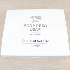 Aganorsa Leaf Toro Aniversario Corojo Empty Wood Cigar Box 9" x 7.25" x 1.75"