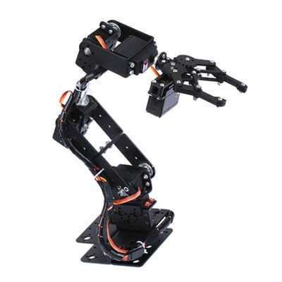6DOF Robotic Arm Clamp Kit Industrial Manipulator Parts DIY Robotics Project