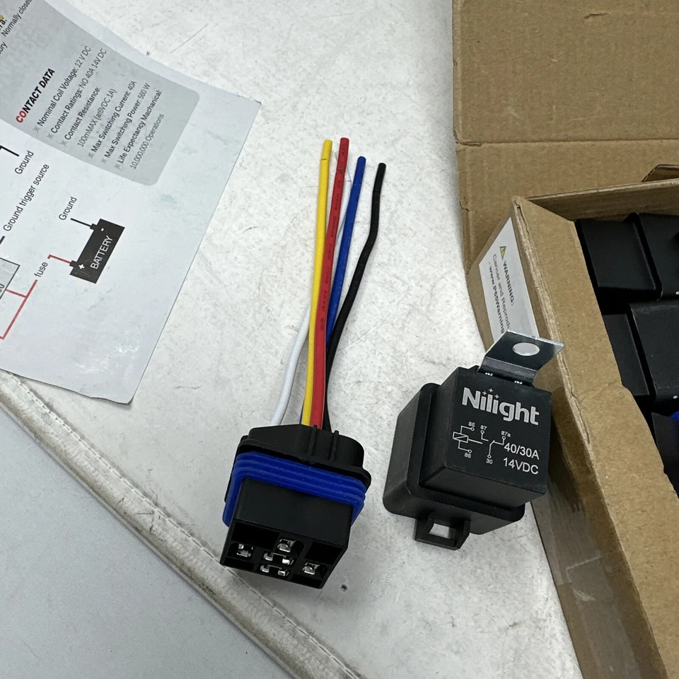 Nilight 50044R 5 Pack Waterproof 12 V DC, Free Ship! - Image 2 of 4