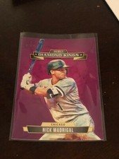 1223-1 2021 Diamond Kings Baseball Debut Nick Madrigal Chicago White Sox