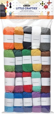 Caron Little Crafties Yarn 20/Pkg-Assorted