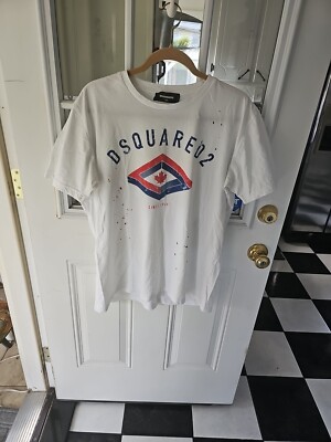 dsquared2 t shirt women White XXL Made In Italy Read - Main Image